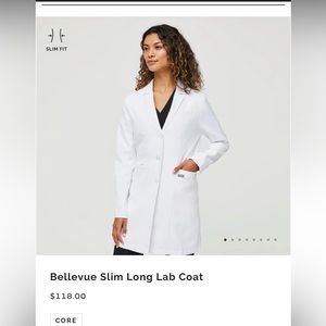 FIGS slim lab coat - long XS